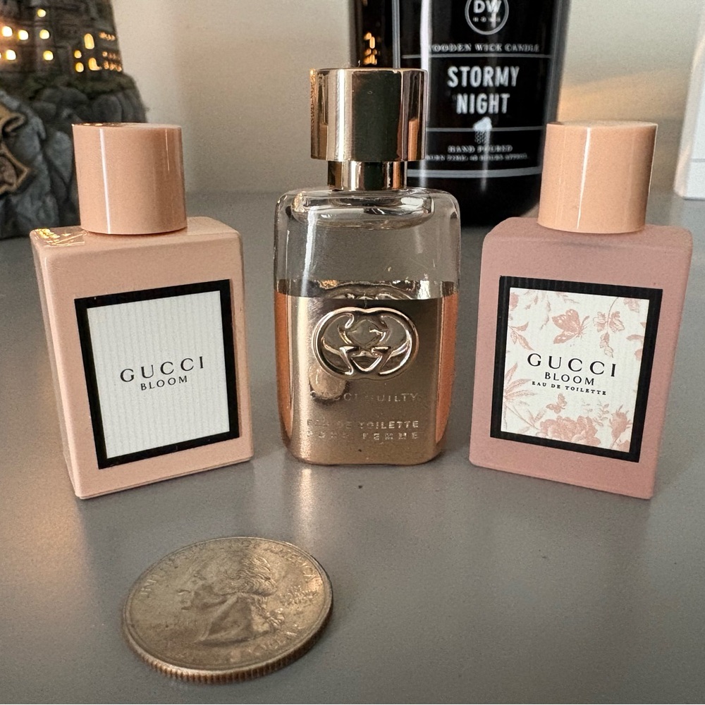 Gucci Bloom Eau de Toilette Trio - Pink and Gold